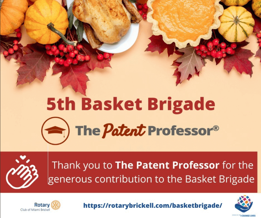 The Patent Professor® to Participate in the 5th Annual Basket Brigade