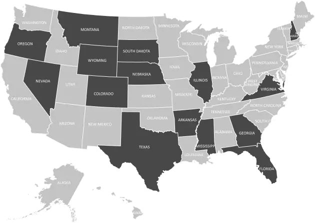 USA Map - Florida Patent & Trademark Attorneys